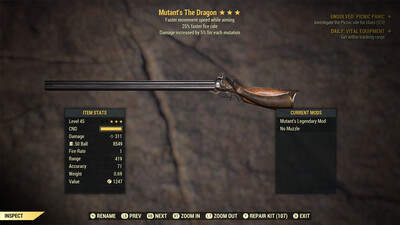 Legacy Mutant 25/FMSWA The Dragon