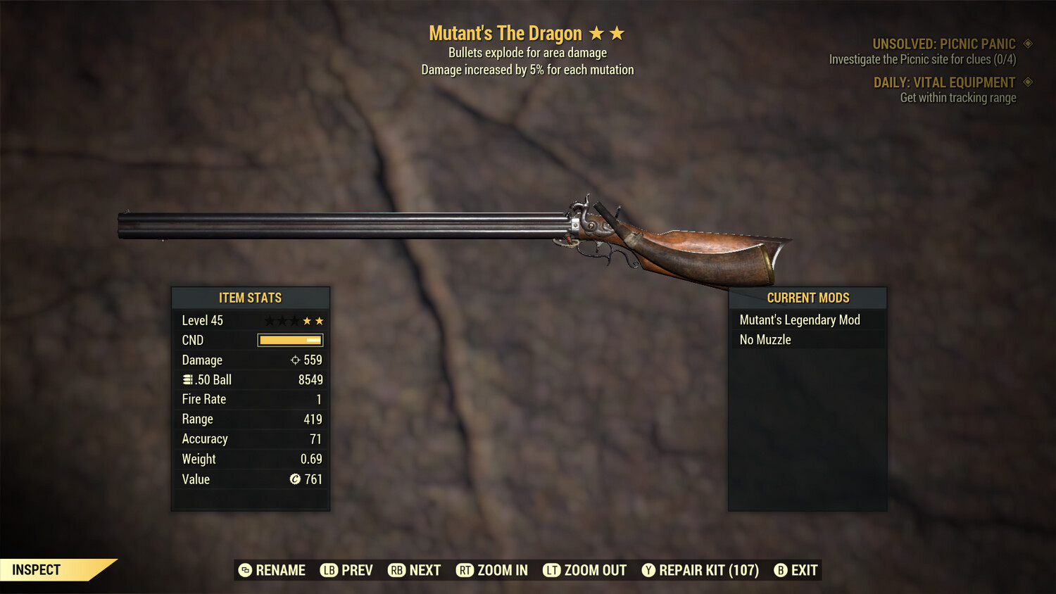 Legacy Mutant Explosive The Dragon