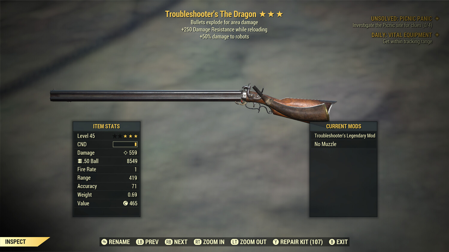 Unbreakable Legacy Troubleshooters Explosive 250 The Dragon