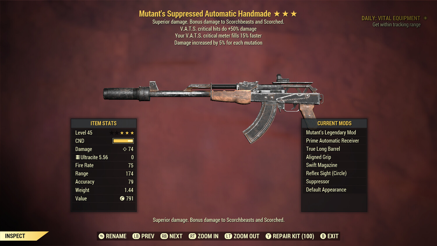 Mutant 50/15 Handmade