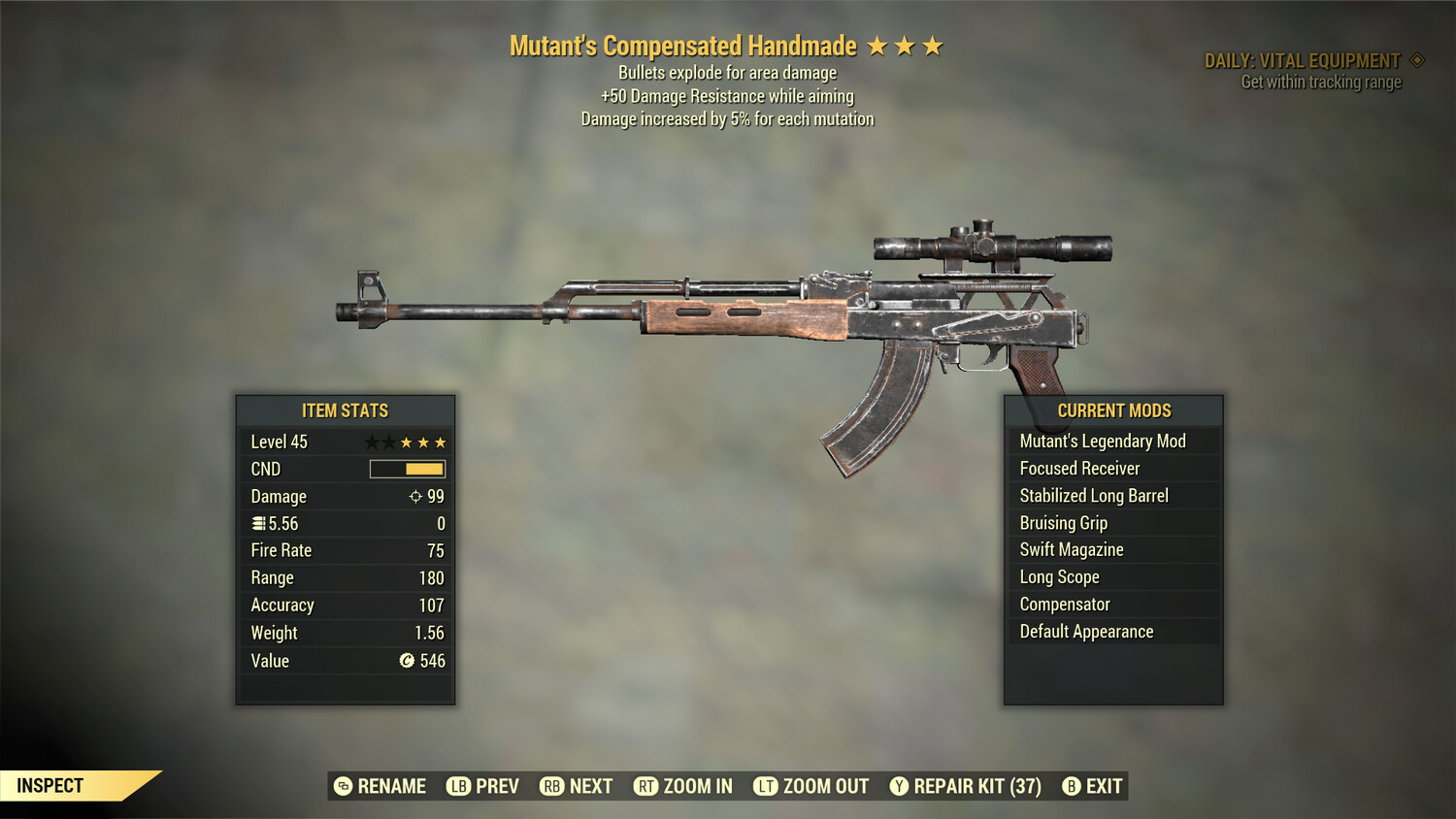 Mutant Explosive 50 Handmade