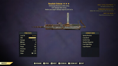 Legacy Resolute Veteran