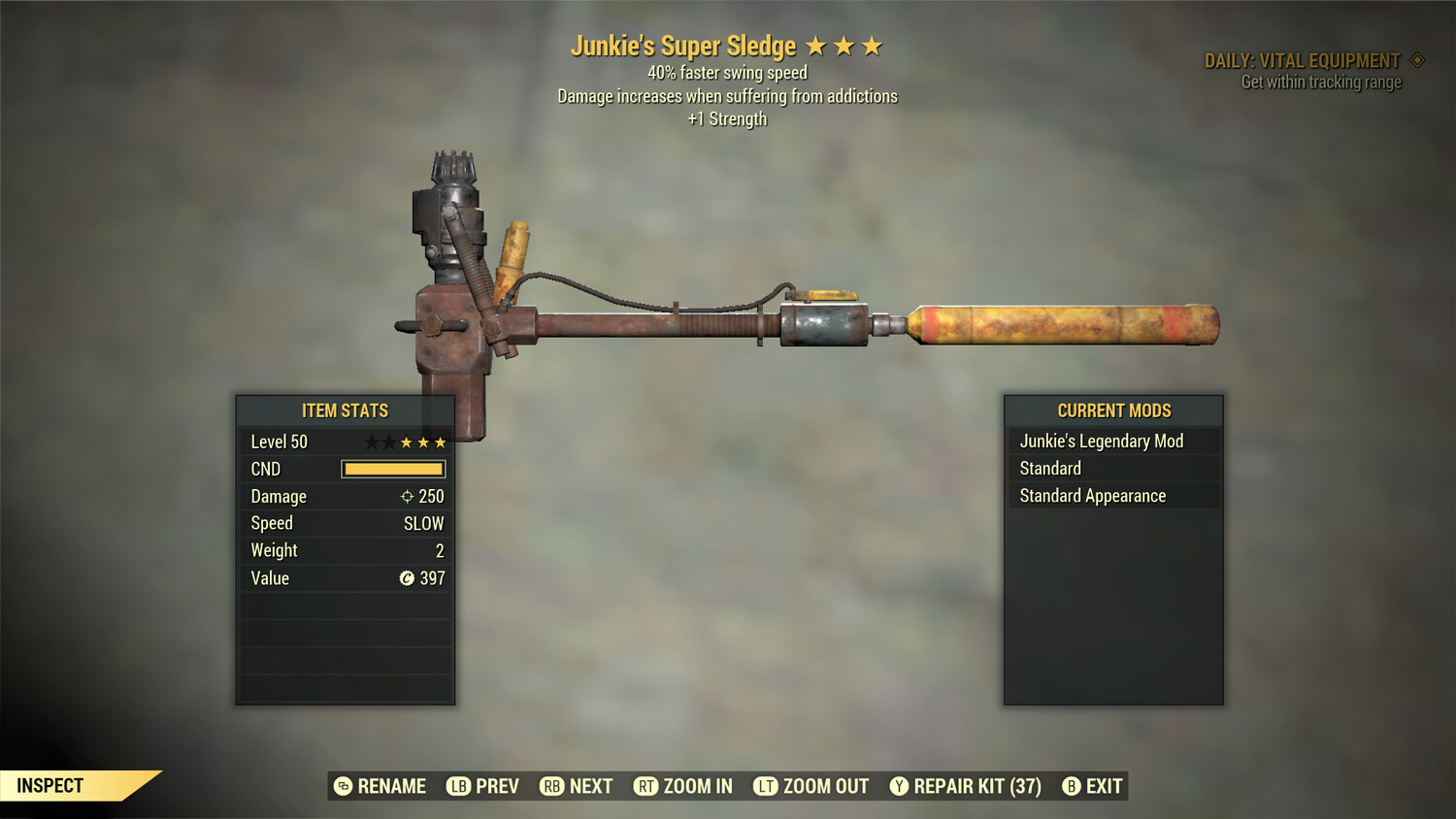 Junkie 1S/SS Super Sledge