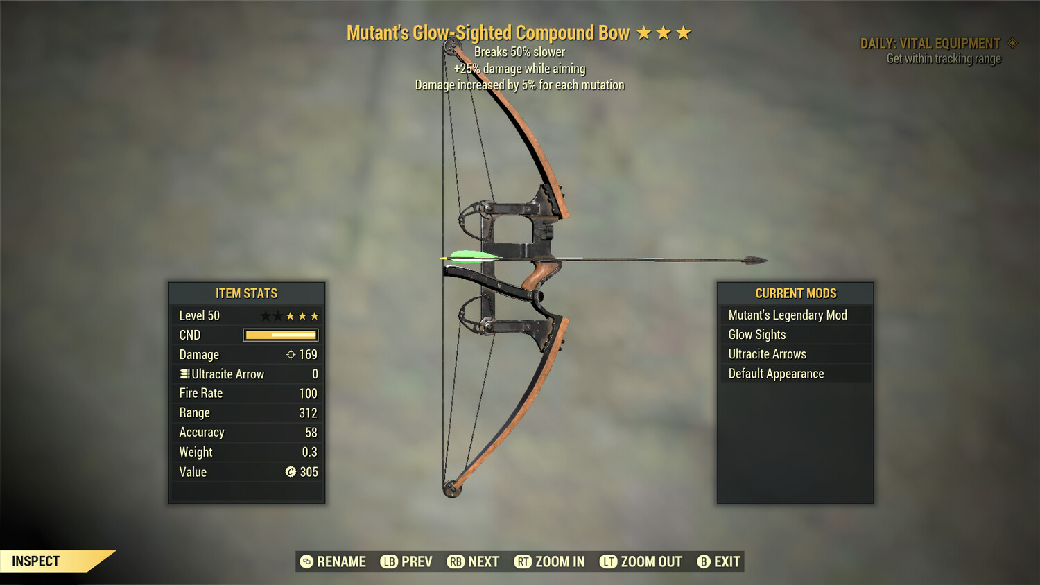 Mutant 25/Durability Compound Bow