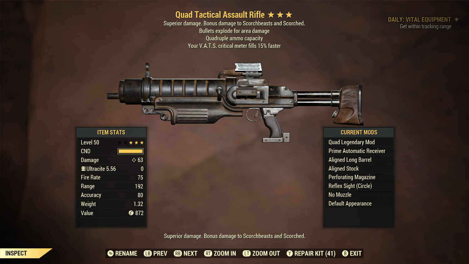 Quad Explosive 15c Assault Rifle