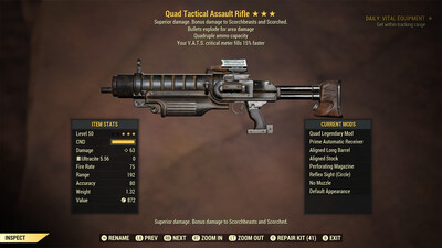 Quad Explosive 15c Assault Rifle