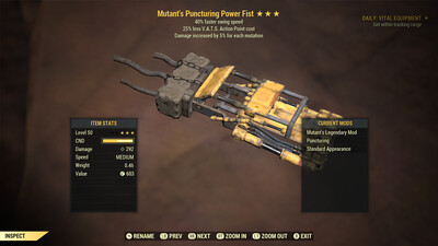 Mutant SS/25 Power Fist