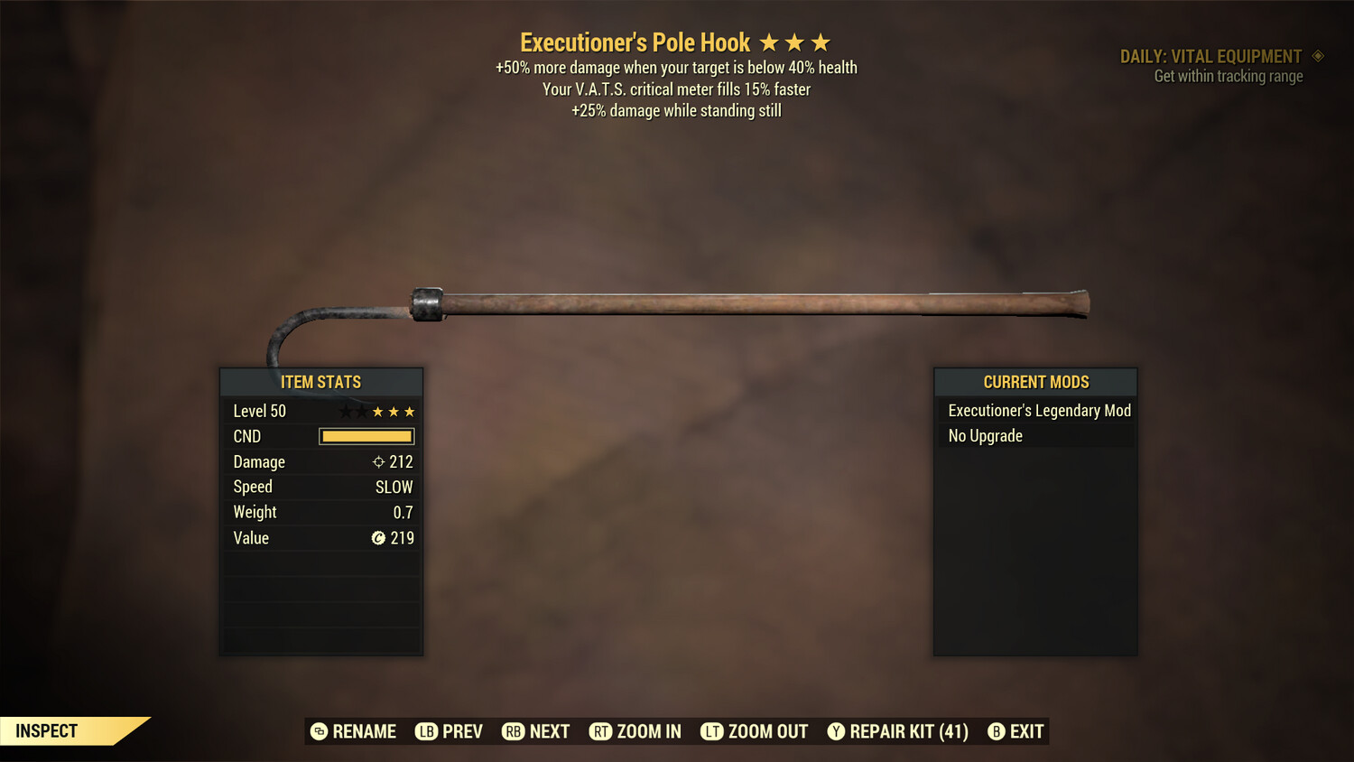 Executioners 25/15 Pole Hook