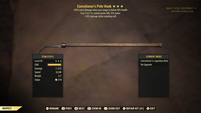 Executioners 25/15 Pole Hook