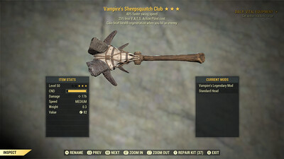 Vampire SS/25 Sheepsquatch Club
