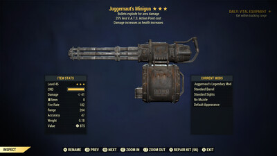 Juggernaut Explosive 25 Minigun