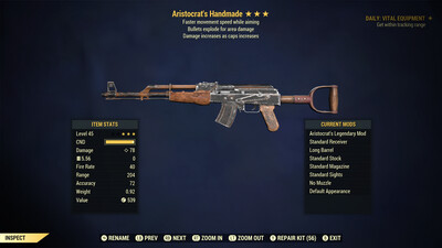 Aristocrat Explosive FMSWA Handmade
