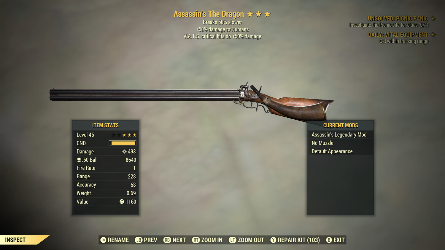 Assassins 50/Durability The Dragon