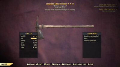 Vampire SS/90 PickAxe