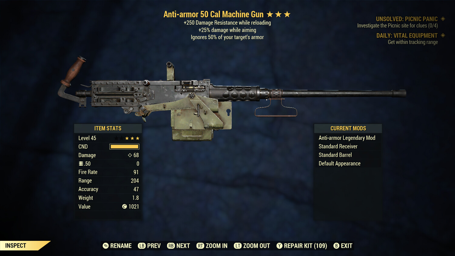 Anti Armor 25A/250 50-cal Machine Gun