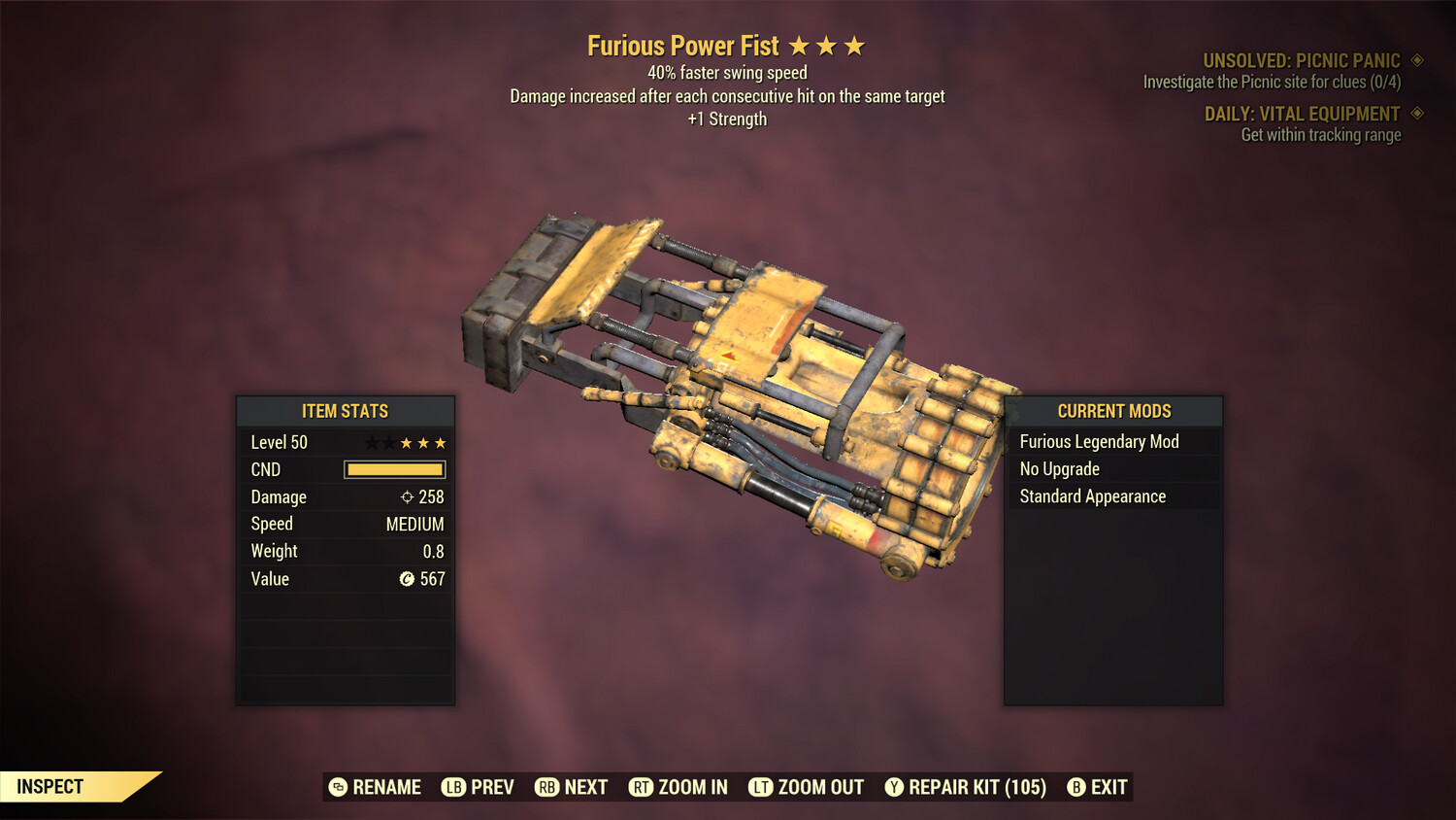 Furious 1S/SS Power Fist
