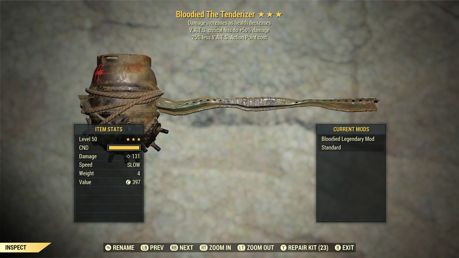 Bloodied 50/25 Tenderizer