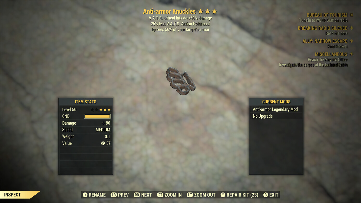 Anti Armor 50/25 Knuckles
