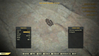 Anti Armor 50/25 Knuckles