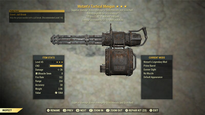 Mutant Explosive 25 Minigun