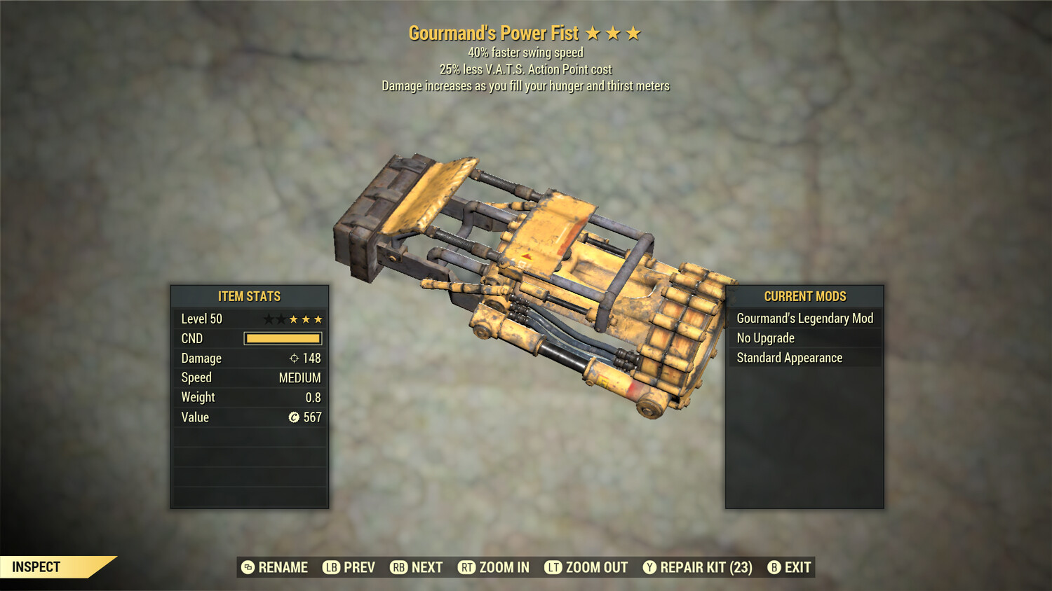 Gourmand SS/25 Power Fist