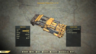 Gourmand SS/25 Power Fist