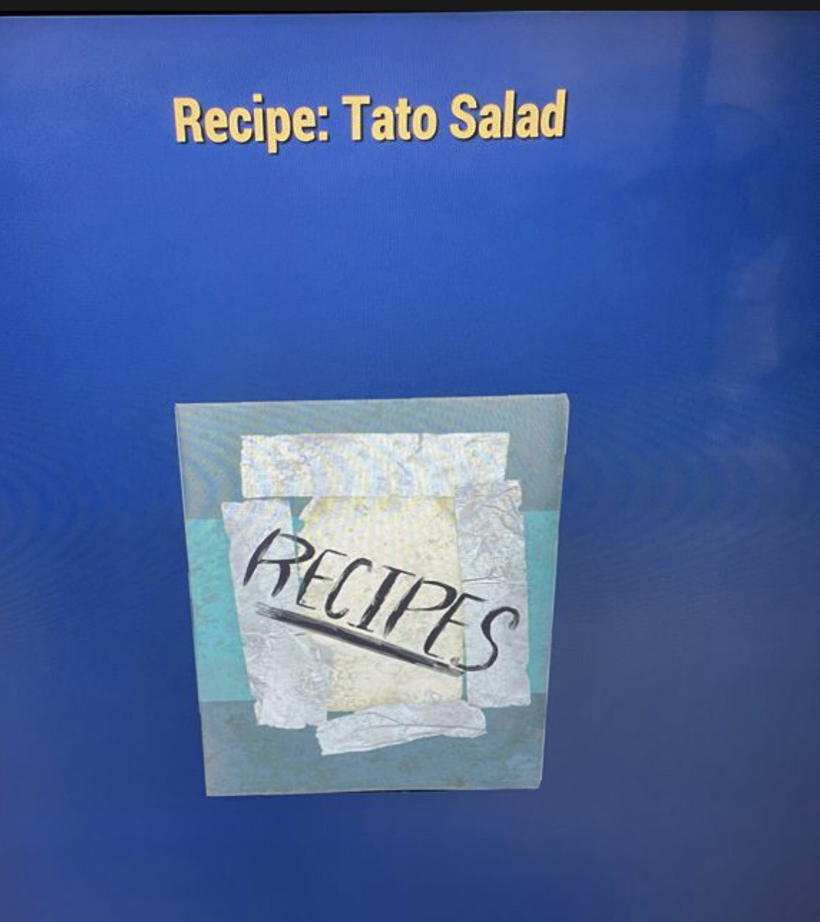 Tato Salad Recipe