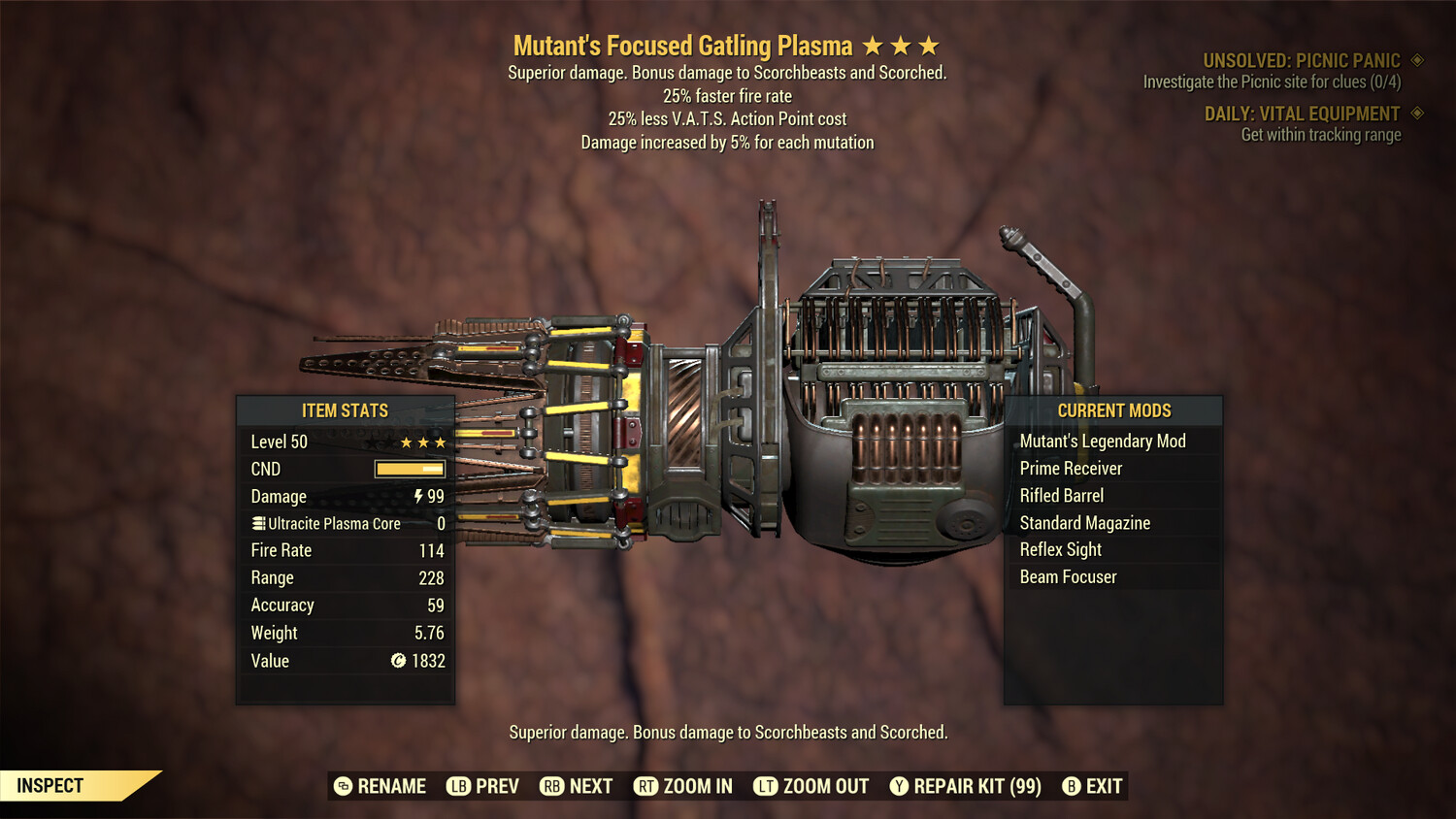 Mutant 25/25 Gatling Plasma