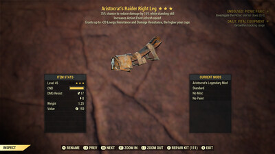 Aristocrat AP/Sentinel Raider RL