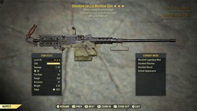 Bloodied Explosive 90 50-cal Machine Gun