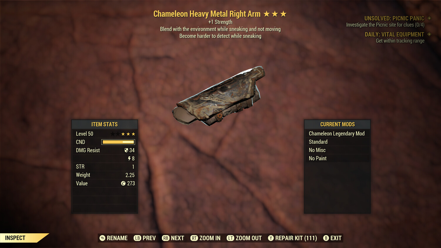Chameleon 1S/Sneak Metal RA