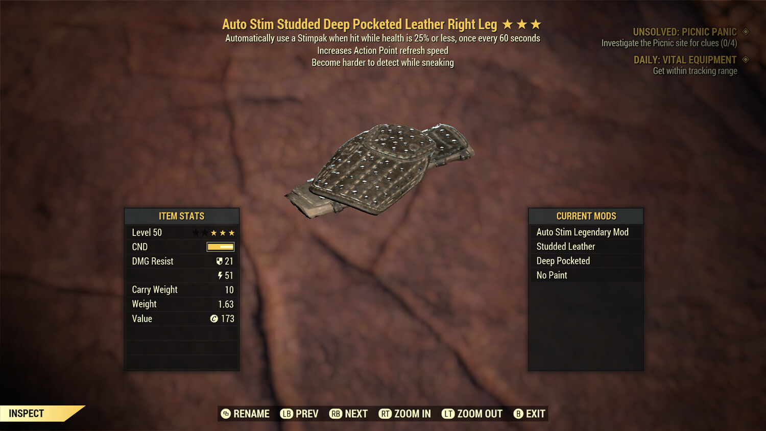 Auto Stim AP/Sneak Leather RL