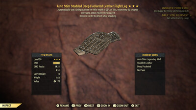 Auto Stim AP/Sneak Leather RL
