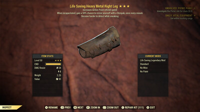 Life Saving AP/Sneak Metal RL