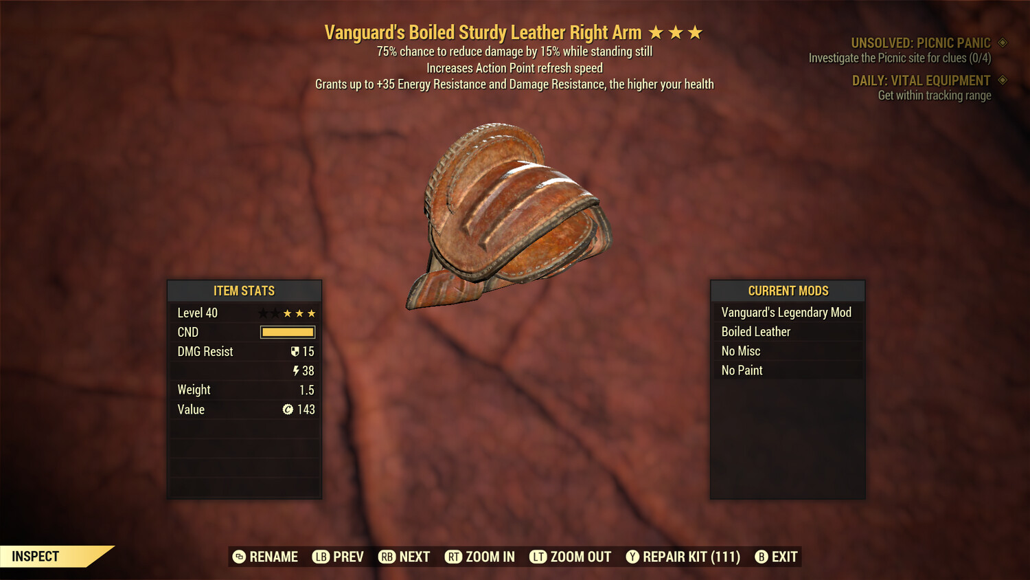 Vanguard AP/Sentinel Leather RA