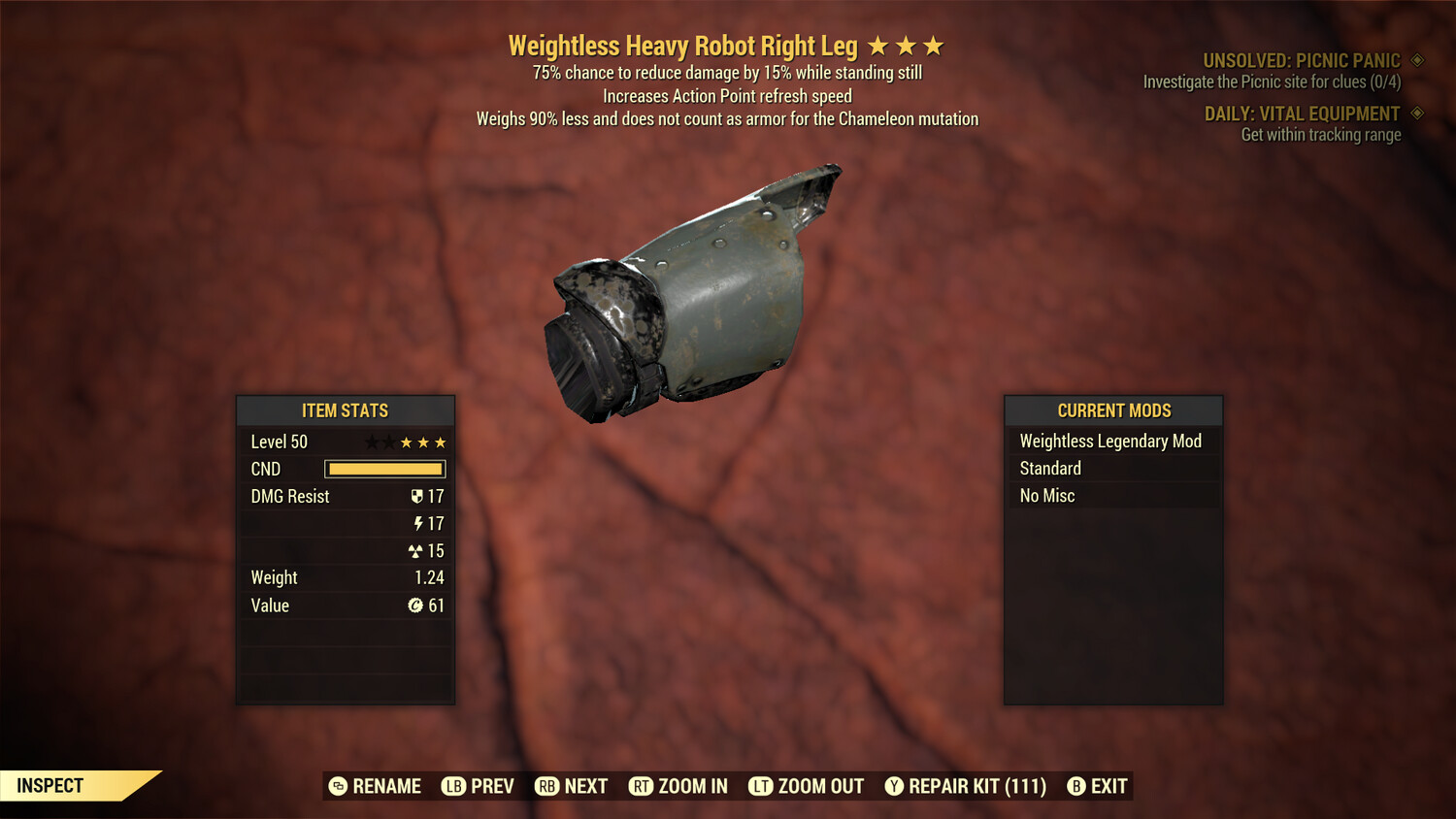 Weightless AP/Sentinel Heavy Robot RL