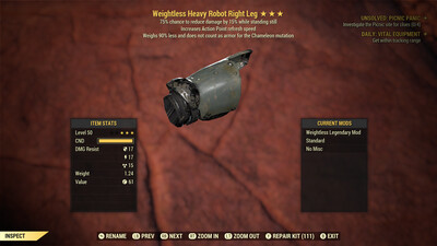 Weightless AP/Sentinel Heavy Robot RL