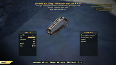 Bolstering AP/AmmoWR Combat RA