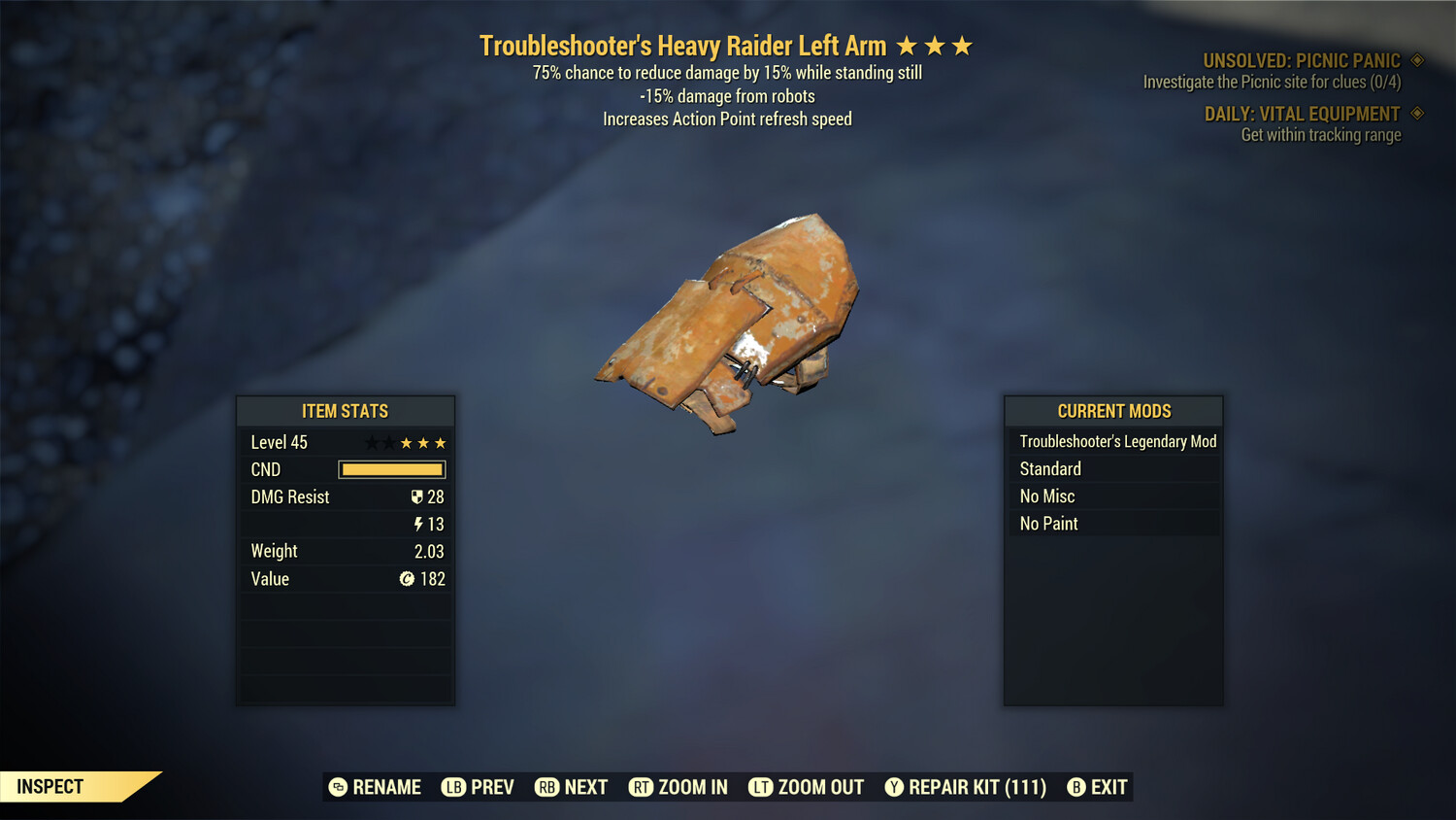 Troubleshooters AP/Sentinel Raider LA