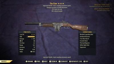 Unbreakable The Fixer: Bloodied 25/90