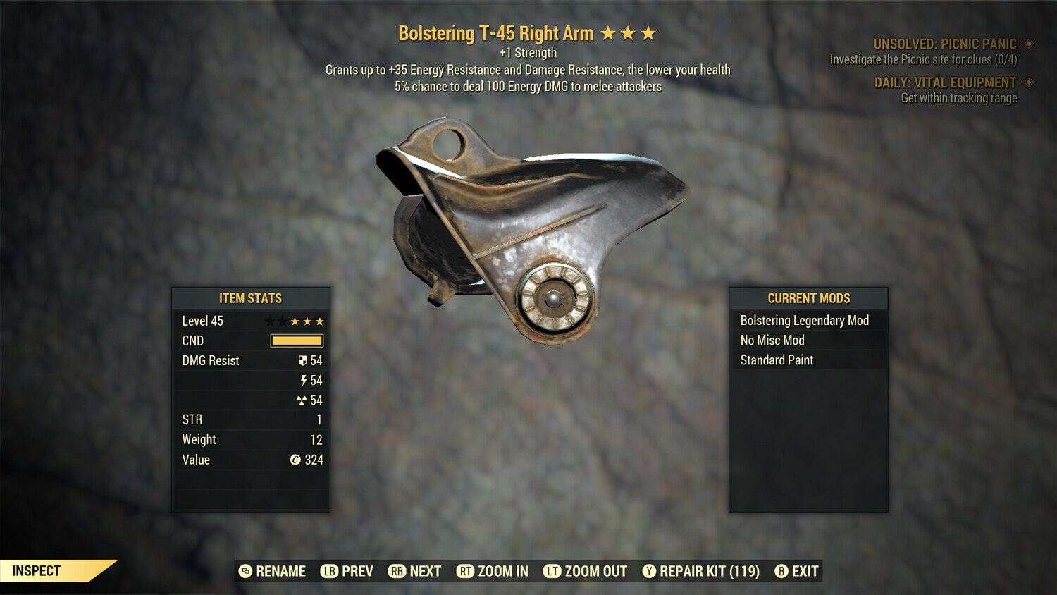 Bolstering 1S/ED T45 RA