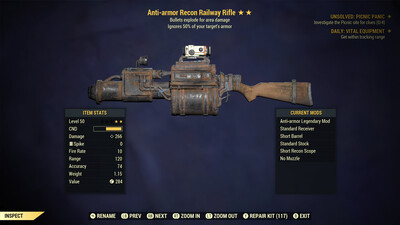 Anti Armor Explosive Railway Rifle