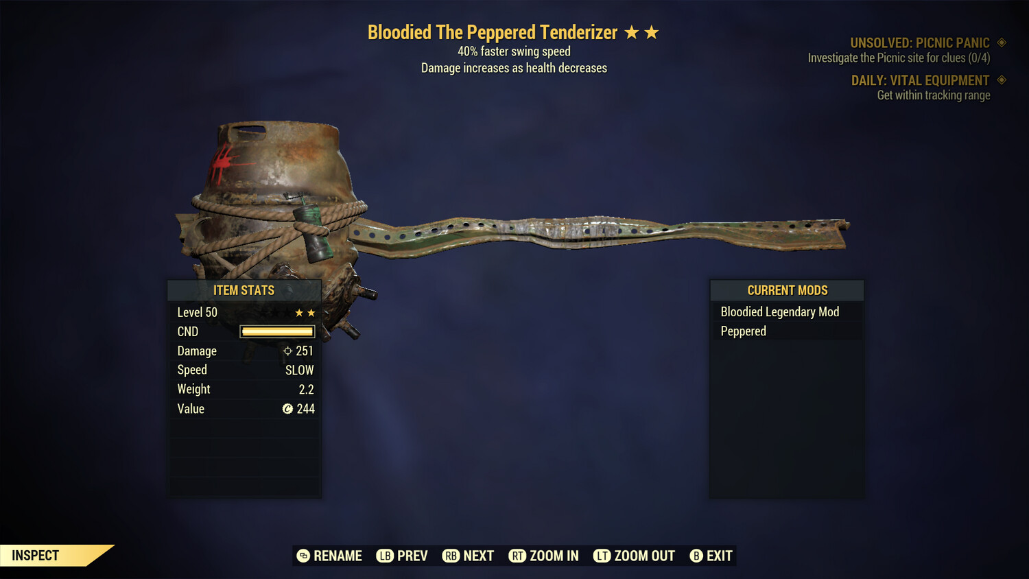 Bloodied SS Tenderizer