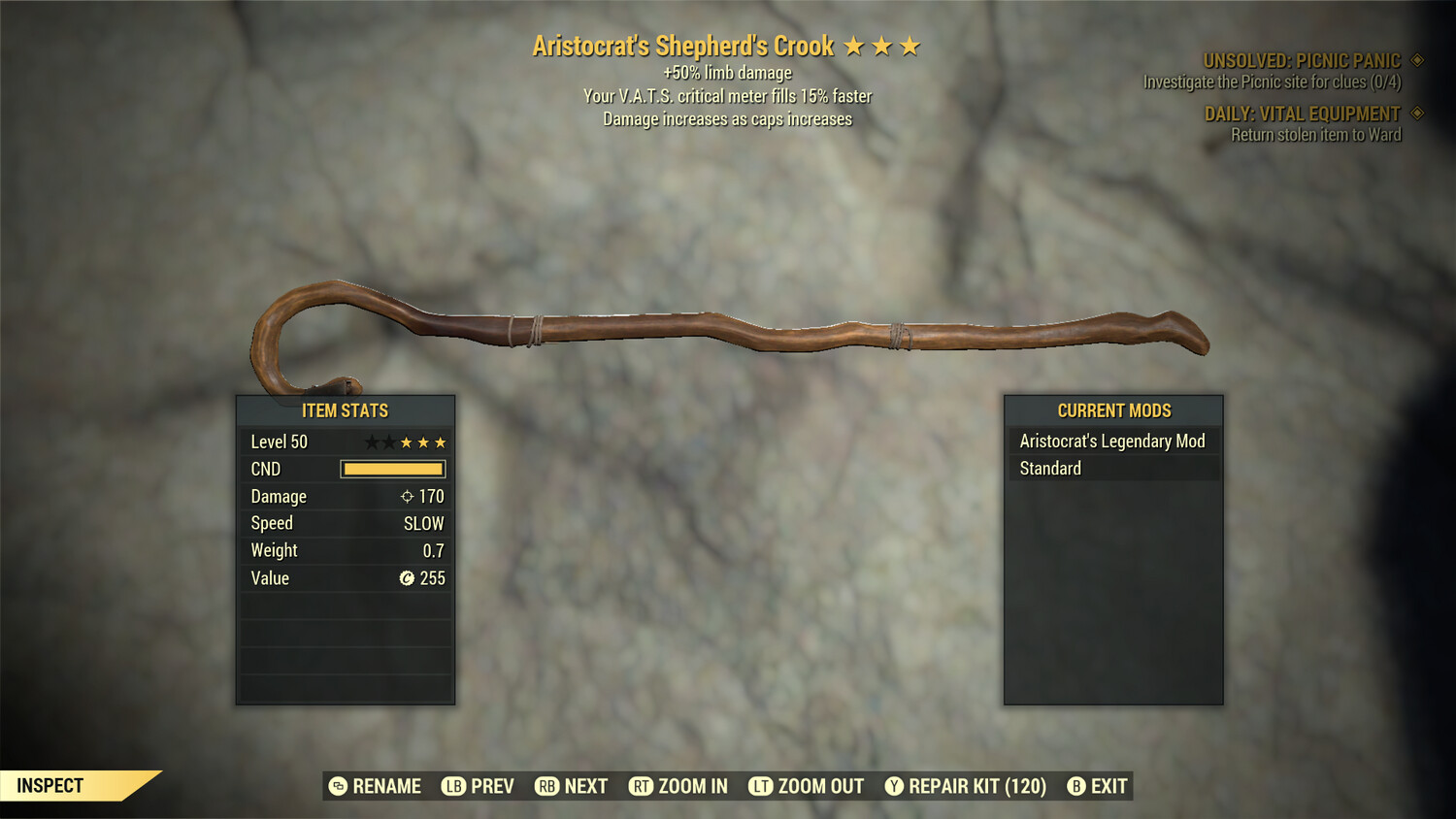 Aristocrat 50/15 Shepherd Crook