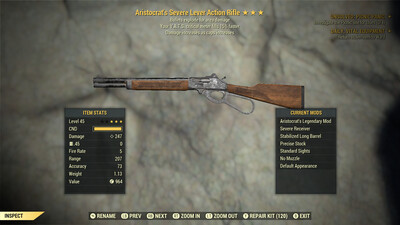 Aristocrat Explosive 15 Lever Action Rifle