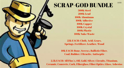 SCRAP-GOD Bundle (1,387,500 Total Scrap)