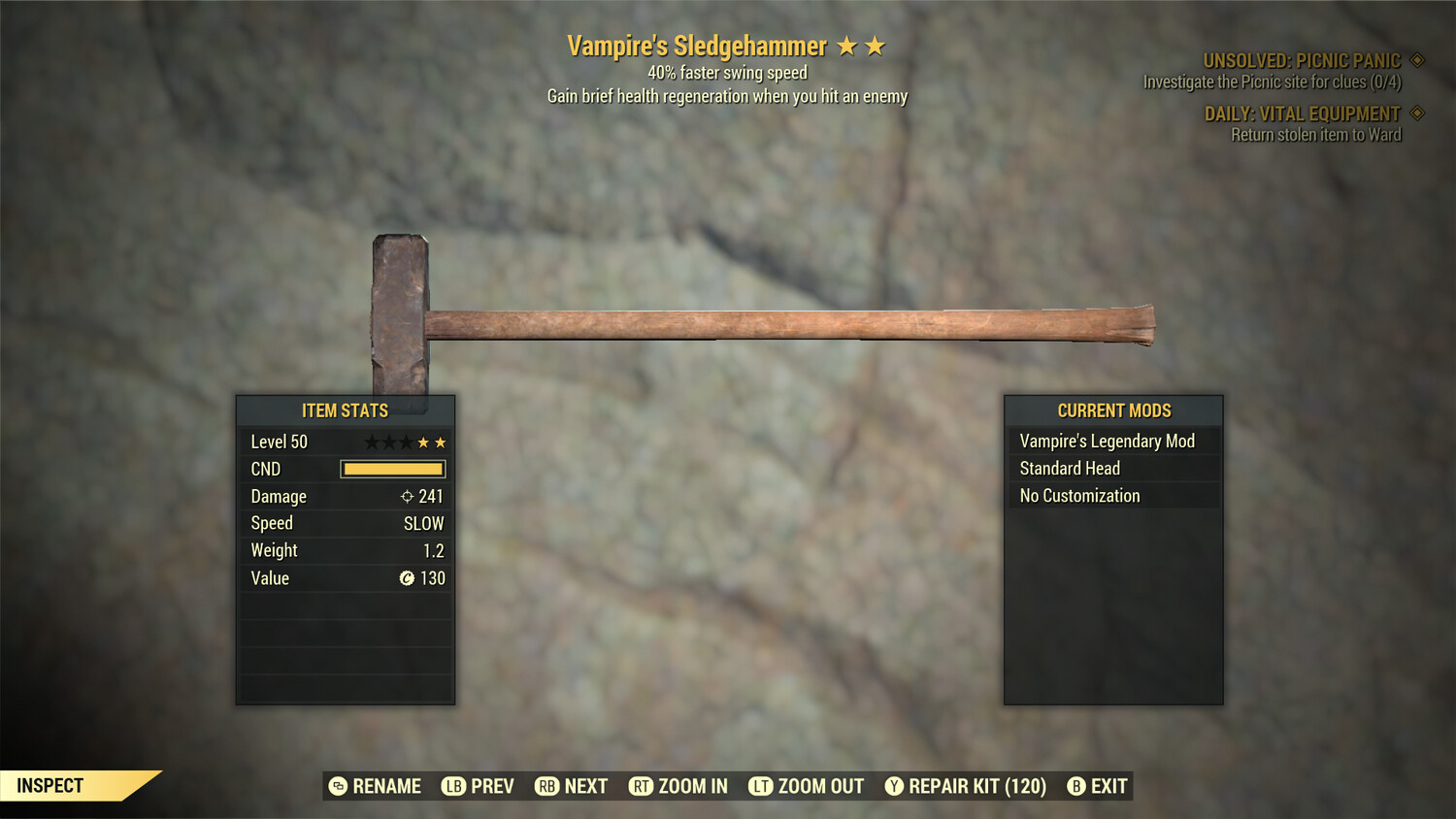 Vampire SS Sledgehammer