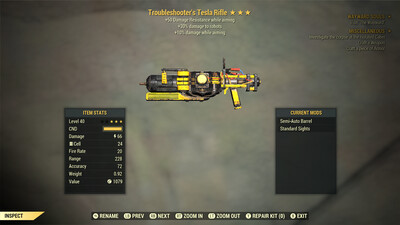 Troubleshooters 25/50 Tesla Rifle