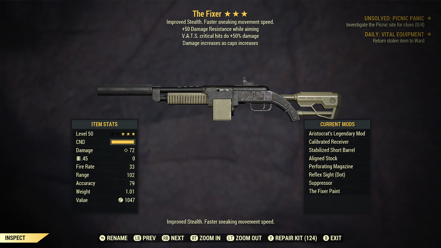 The Fixer: Aristocrat 50/50