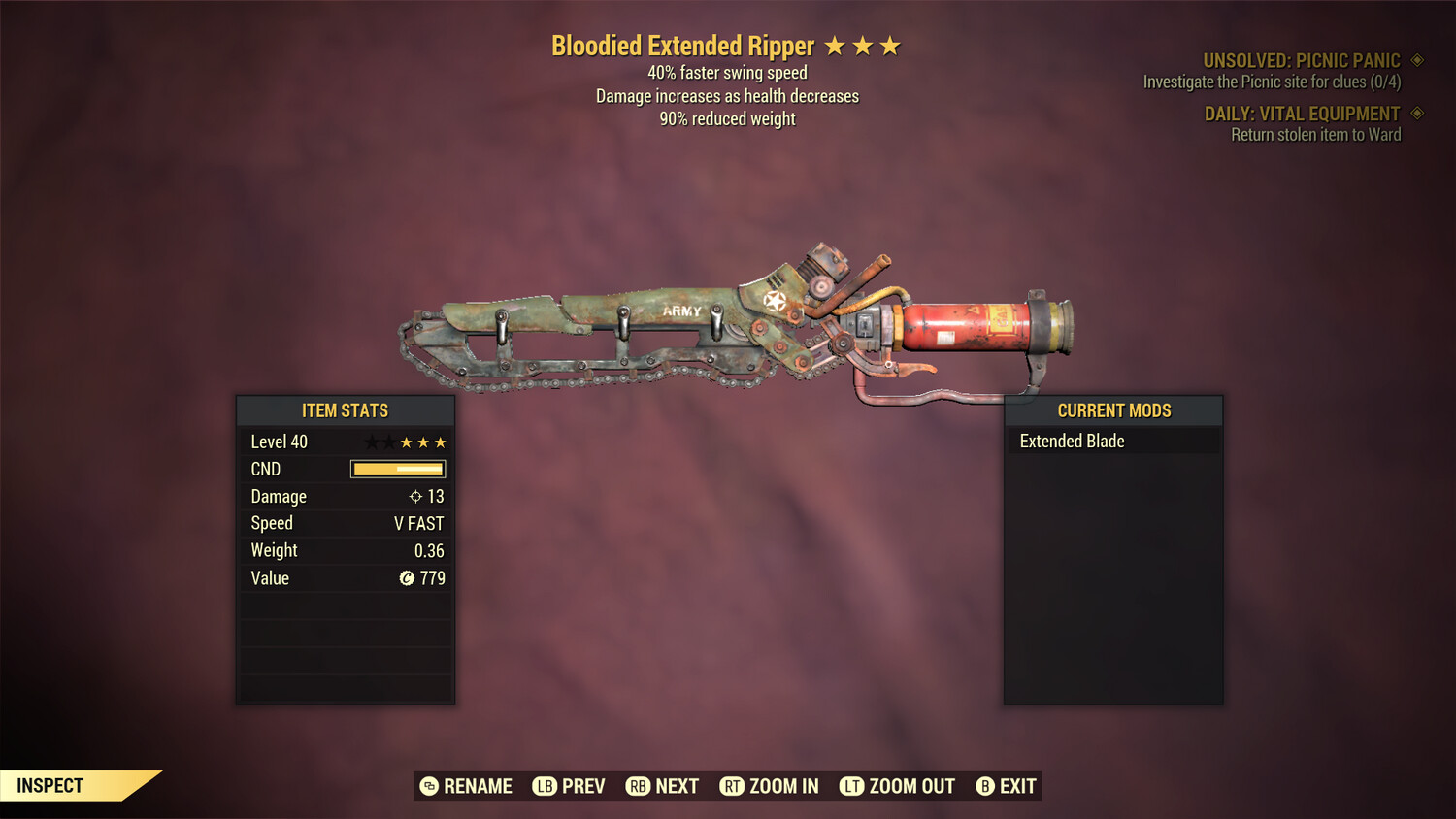 Legacy Bloodied SS/90 Ripper